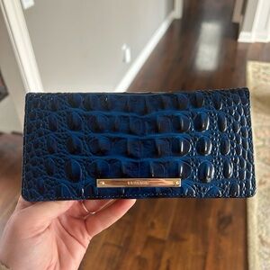 Brahmin NWt Sapphire Ady Wallet Dark Blue